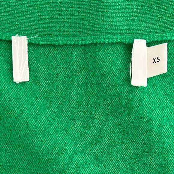 Arch4 Bailey Cashmere V-Neck Sweater in Kelly Green Size XS - Picture 5 of 9